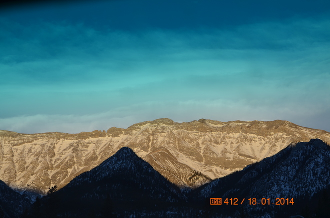 Majestic mountain and sky Banff, Alberta Canada