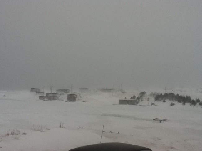 winter storm St. Lewis, Newfoundland and Labrador Canada