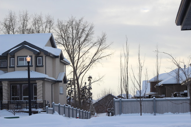 Snowy House St. Albert, Alberta Canada