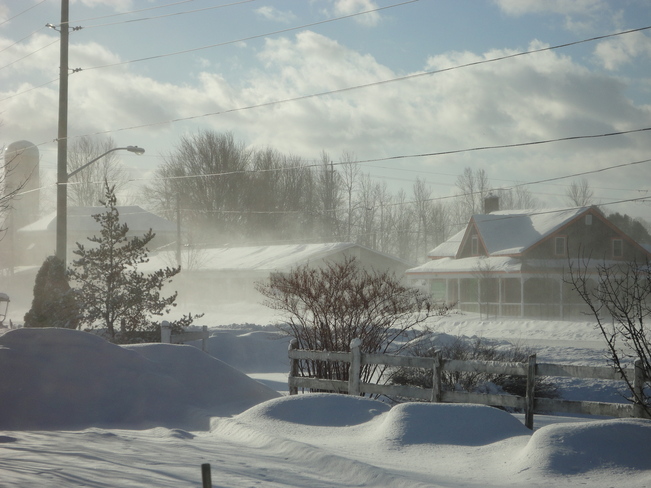 Wind and Blowing Snow Balderson, Ontario Canada