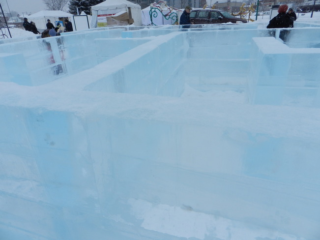 An Icy Maze Barrie, Ontario Canada
