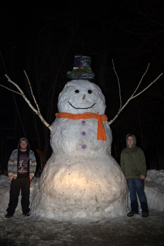 12ft Snowman Bridgewater, Nova Scotia Canada