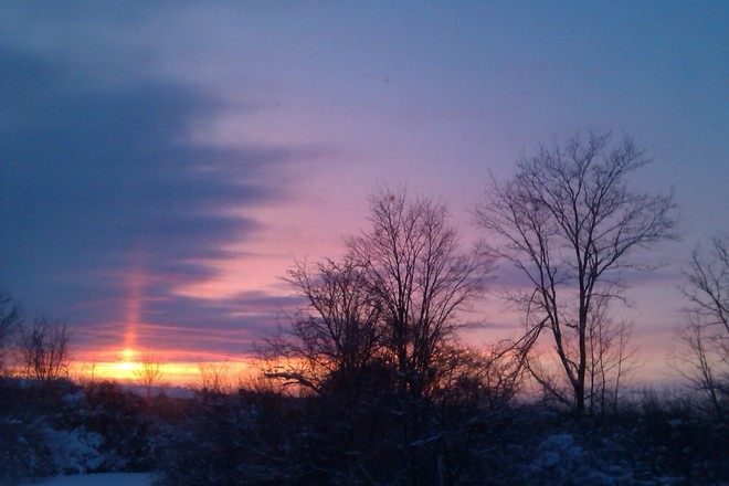 Sunset after the storm Claireville, Ontario Canada