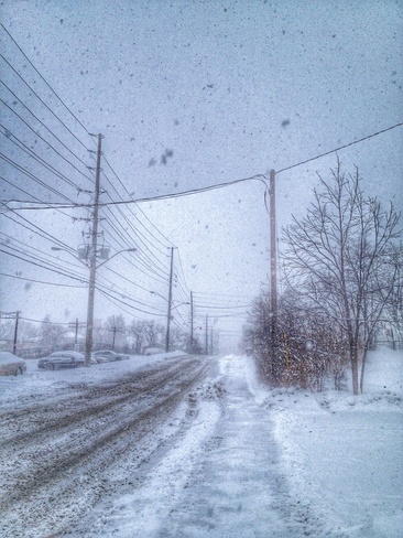 Snowy Streetsville Mississauga, Ontario Canada