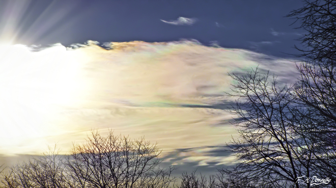 Cloud Iridescence Smiths Falls, Ontario Canada