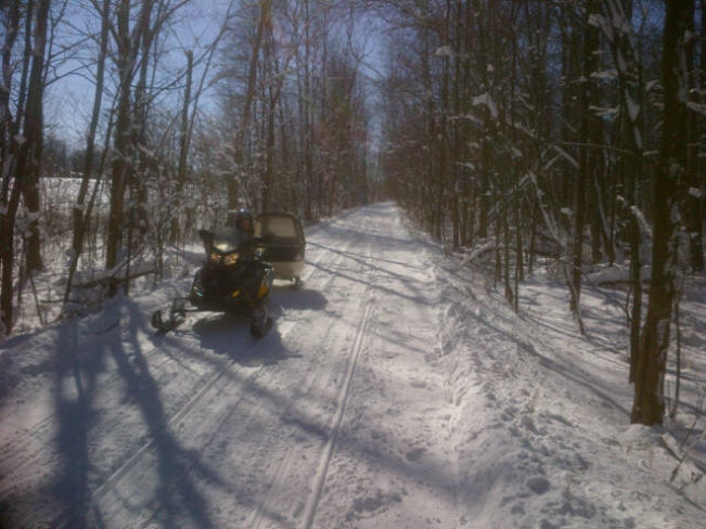 Sunshine on the trails Tillsonburg, Ontario Canada