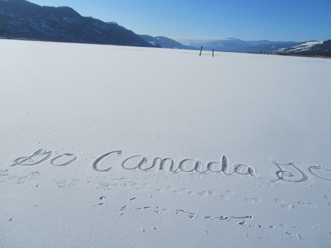 #canada olympic fans Vernon, British Columbia Canada