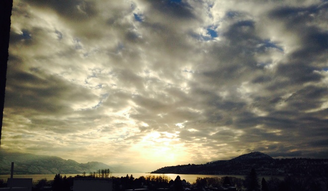 beautiful clouds Kelowna, British Columbia Canada