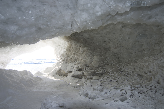 Ice Caves Crystal Beach, Ontario Canada