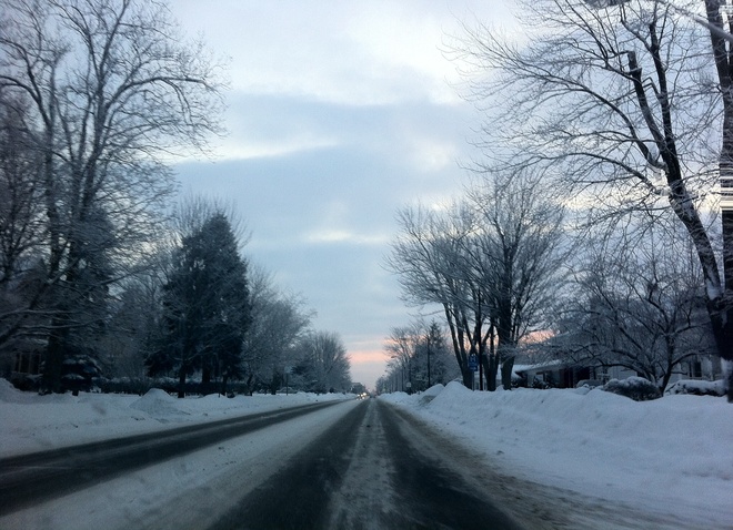 Snowy Morning Petrolia, Ontario Canada