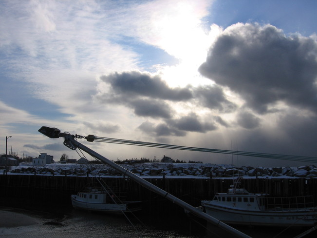 Winter Sky Port Maitland, Nova Scotia Canada