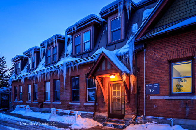 icy house Ottawa, Ontario Canada