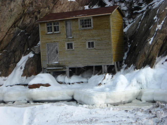 old house on the rock at shoe cove nl Baie Verte, Newfoundland and Labrador Canada