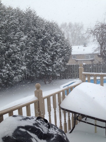 crazy snow Thunder Bay, Ontario Canada