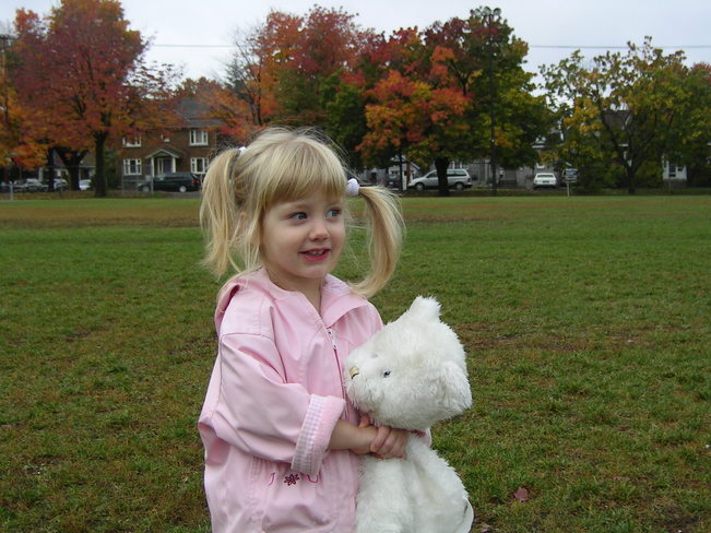 little shannon and i on a nice fall day Manotick, Ontario Canada