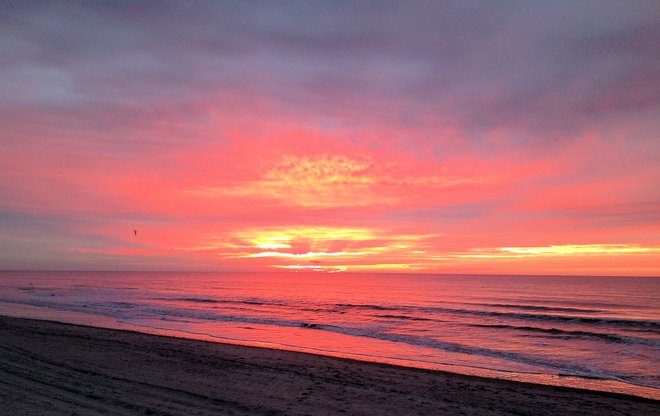 sunrise over Atlantic North Myrtle Beach, South Carolina United States