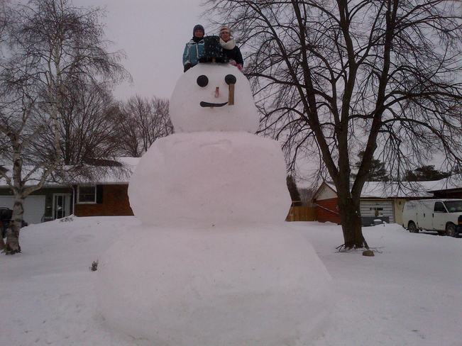 Snowman Wainfleet, Ontario Canada