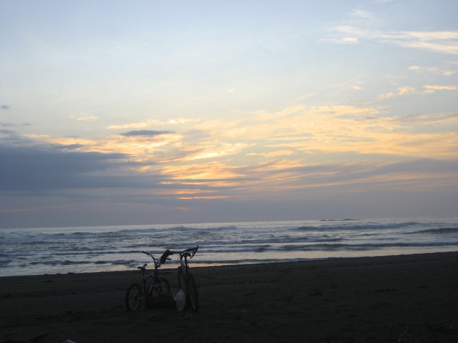 sunset at a beach Costa Rica, Mato Grosso do Sul Brazil