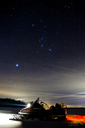 Beauty of a Winter Night Elgin, Ontario Canada