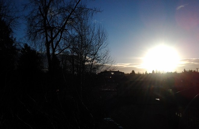 Todays Sunrise Langley, British Columbia Canada