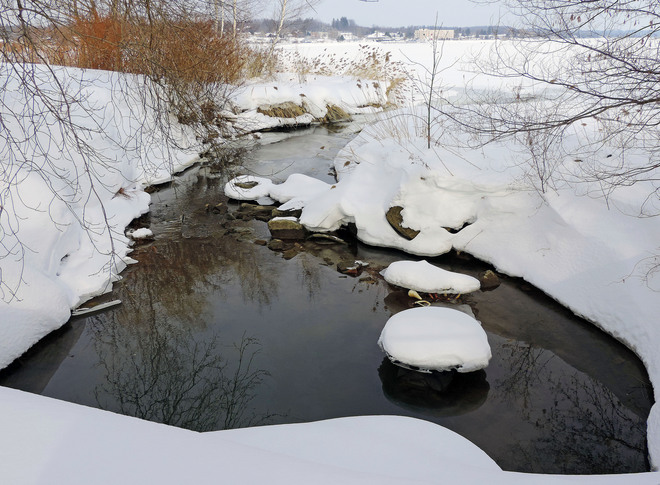 "Winter Reflection" Owen Sound, Ontario Canada