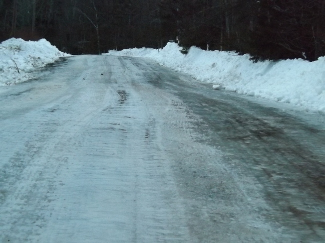 ice roads of Nova Scotia Wolfville, Nova Scotia Canada