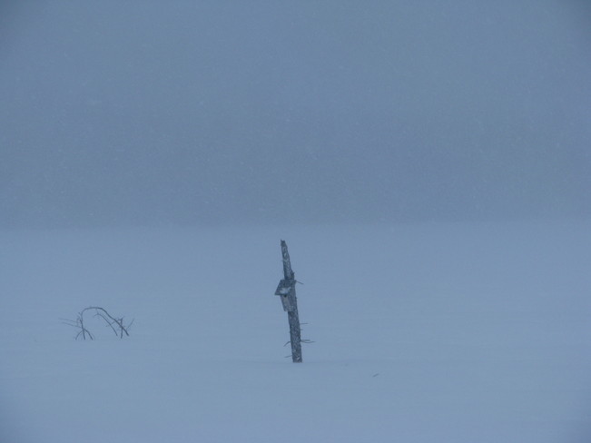 Winter Elliot Lake, Ontario Canada