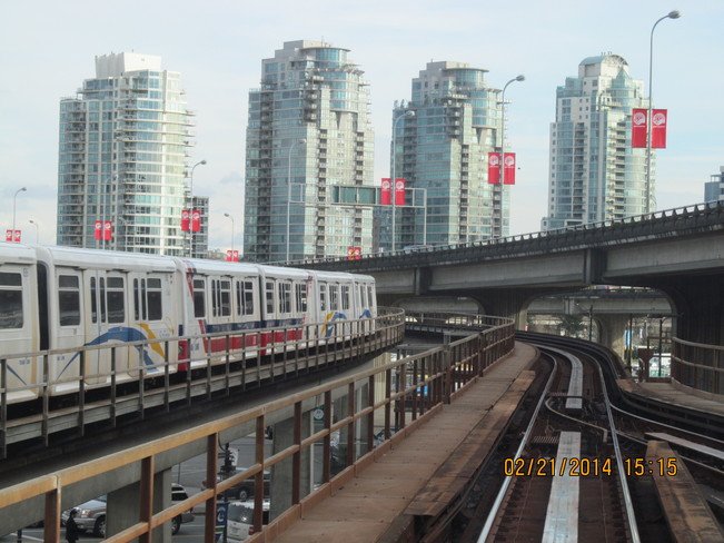Skytrain in Vancouver Vancouver, British Columbia Canada