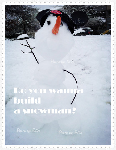 Do You Want To Build A Snowman Burnaby, British Columbia Canada