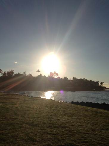 poipu beach sunrise Koloa, Hawaii United States
