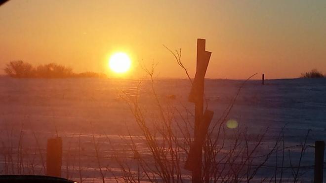 A Prairie Sunrise Buena Vista, Saskatchewan Canada