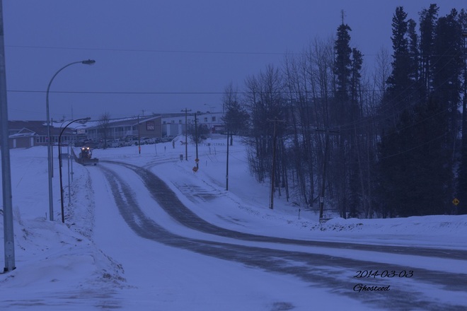 -20.2Â°C, getting warmer and some snow.. Swan Hills, Alberta Canada