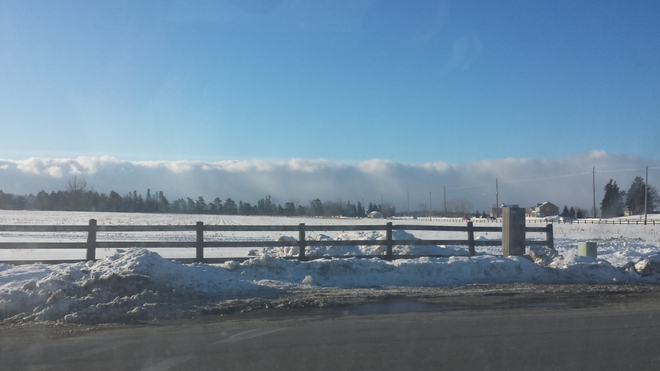 cloud wall Stouffville, Ontario Canada