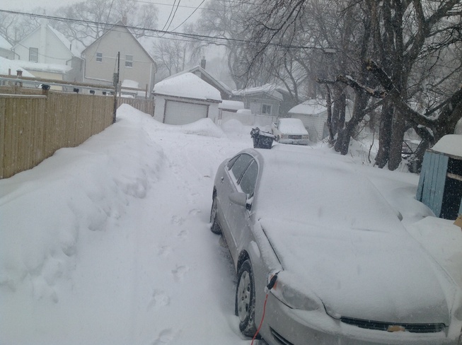 10 mins. Of snow. Winnipeg, Manitoba Canada