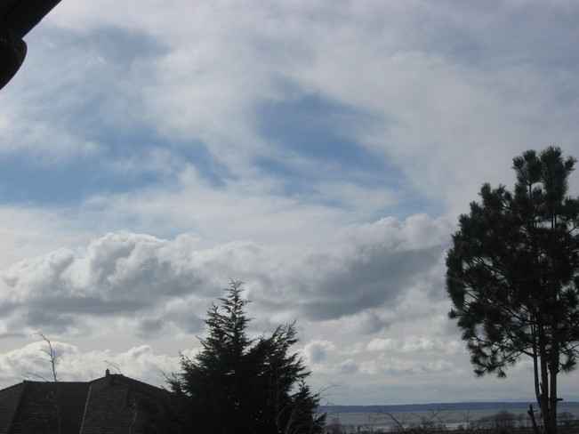 clouds Surrey, British Columbia Canada