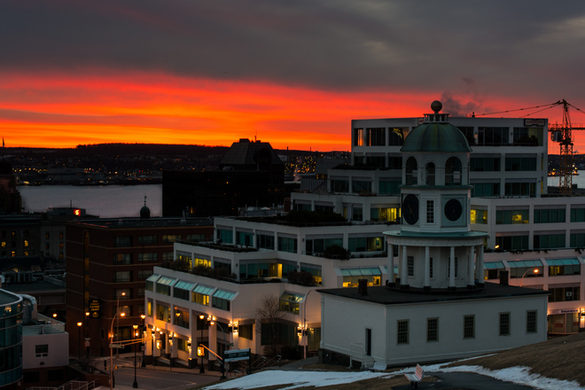 Sunrise over Halifax Halifax, Nova Scotia Canada