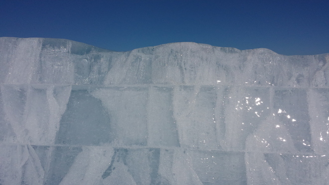 Lake Superior Frozen Layers Duluth, Minnesota United States
