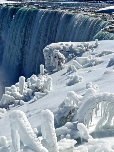 Icy vista at Niagara Falls Niagara Falls, Ontario Canada