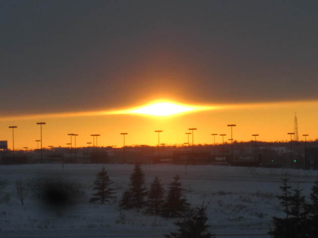 Beautiful Sunset Aurora, Ontario Canada