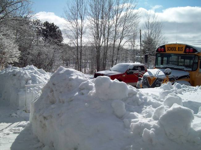 BIG FLAKES & LOTS OF SNOW Massey, Ontario Canada