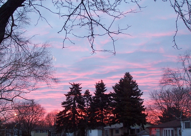 Beautiful sunrise Ajax, Ontario Canada