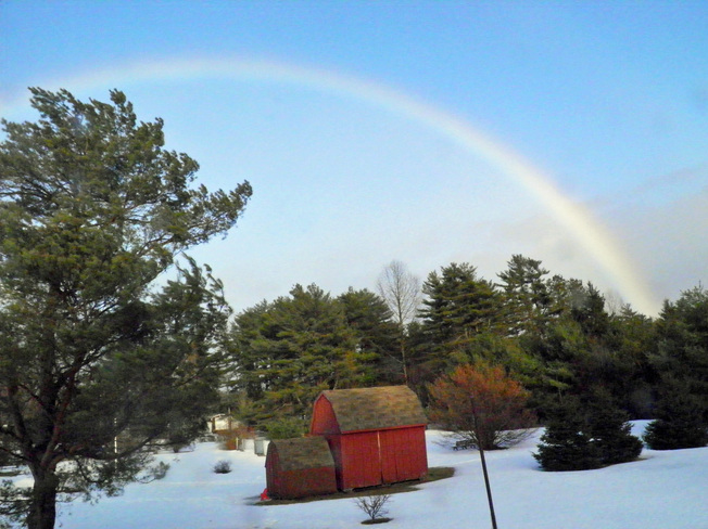 Rainbow for Spring Greenwood, Nova Scotia Canada
