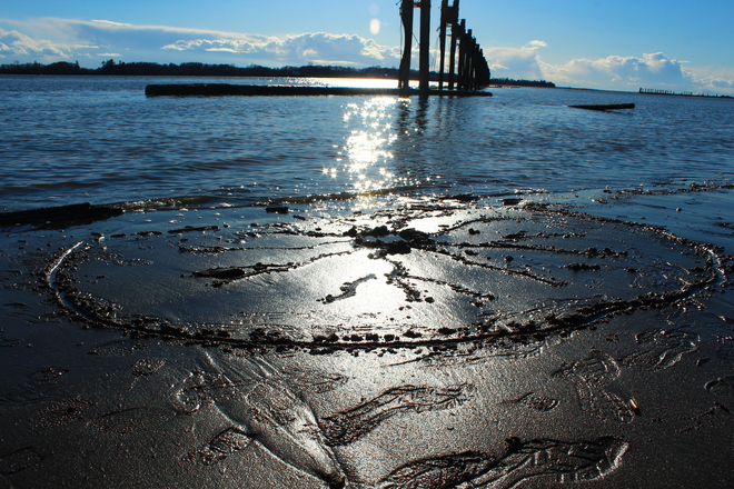 Very Low Tide Richmond, British Columbia Canada
