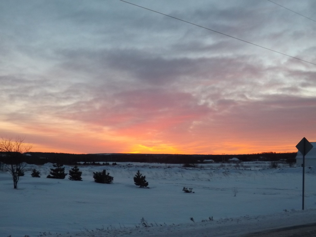 sunday sunrise New Minas, Nova Scotia Canada