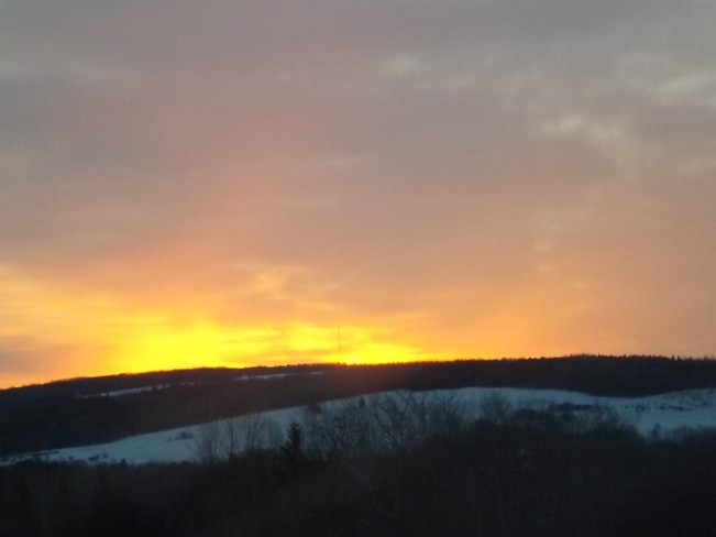sunrise New Minas, Nova Scotia Canada