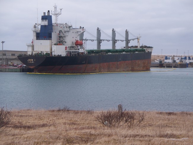 John 1, bulk carrier.. Argentia, Newfoundland and Labrador Canada