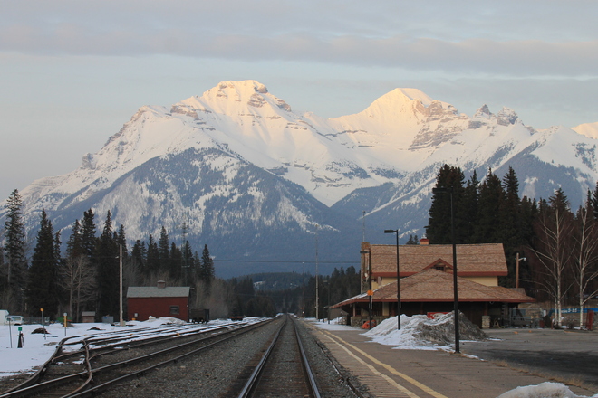 Train Station @ Banff Alberta Banff, Alberta Canada