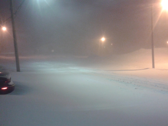 winter blizzard 2014 Springhill, Nova Scotia Canada