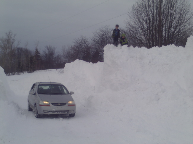 big snow Tryon, Prince Edward Island Canada