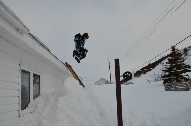Fun in the Snow Forteau, Newfoundland and Labrador Canada